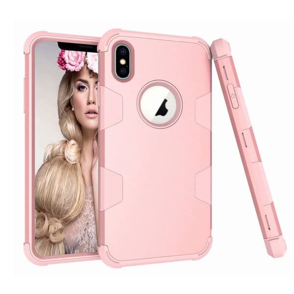 DHCP Robot Armor Phone Cases For iPhone Xs Max XR X 6 6S 7 Plus Heavy Duty Cover Galaxy + S10 S10e S9 S8 Note 9 8 J7 Shell