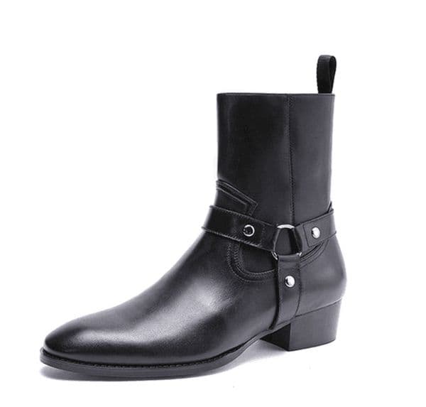 High top genuine leather half boots factory outlet new list fashion wild casual high-end personality ankle boots