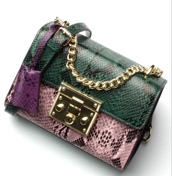 Europe and the United States trend explosion models leather ladies shoulder bag messenger bag boutique fashion cowhide ladies small square b