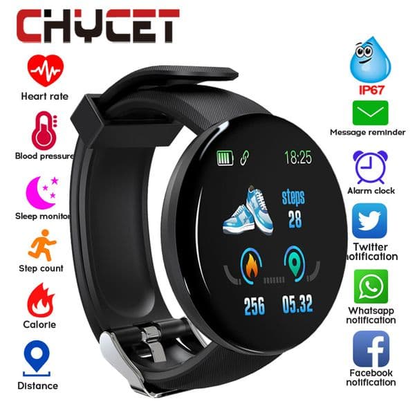 Betooth Smart Watch Men Blood Pressure Round Smartwatch Women Watch Waterproof Sport Tracker WhatsApp For Android Ios