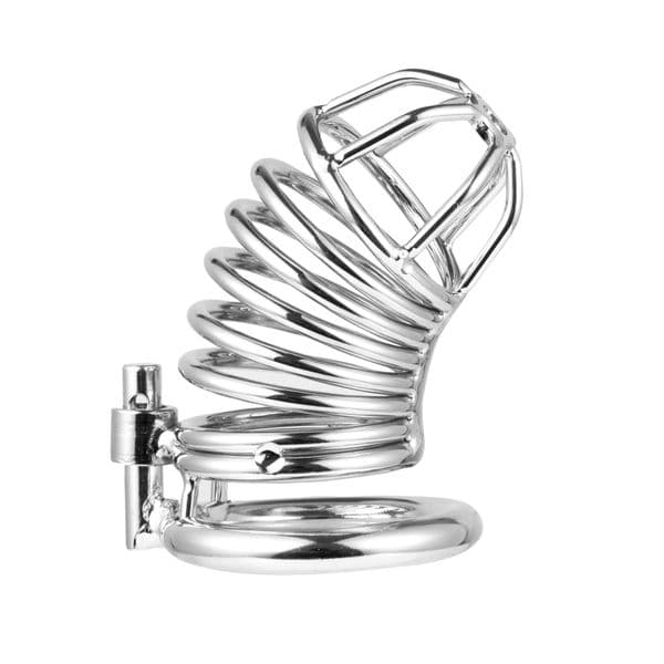 Easy to pee design device 40mm 45mm 50mm metal cock cage 316L stainless steel chastity devices for men Best quality