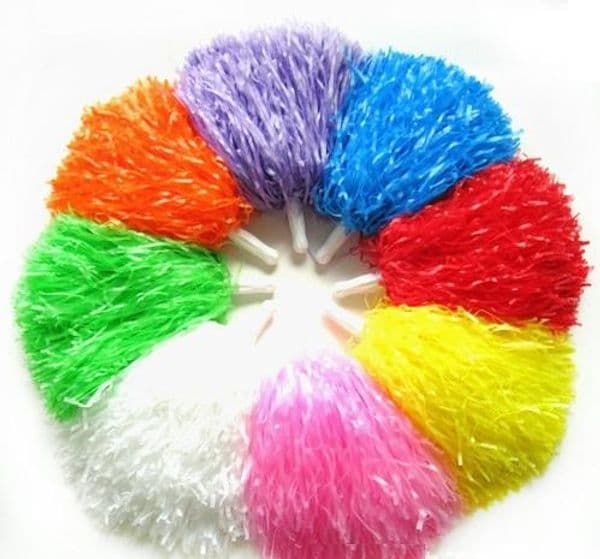 Pom Poms Cheerleading Cheer Cheerleading Supplies Square Dance Props Color Can Choose Flower Dance Cheerleading Team Handbal