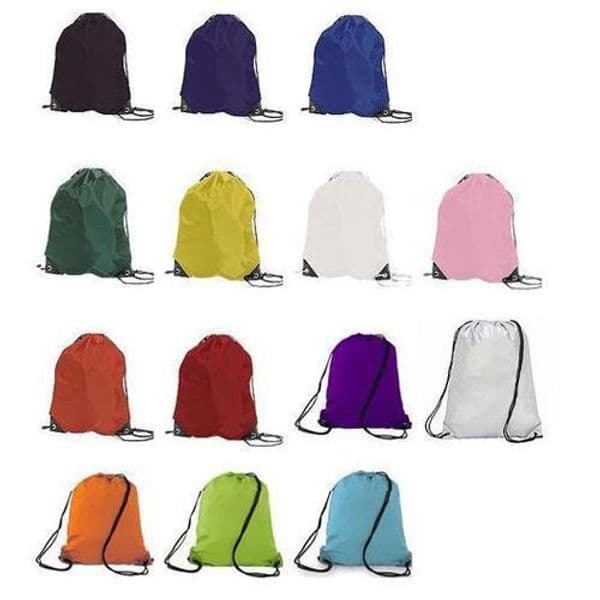Wholesale - NEW Gym Swim School Dance Shoe Boot PE Drawstring Bag Backpack, Portable String Bag Drawstring Backpack