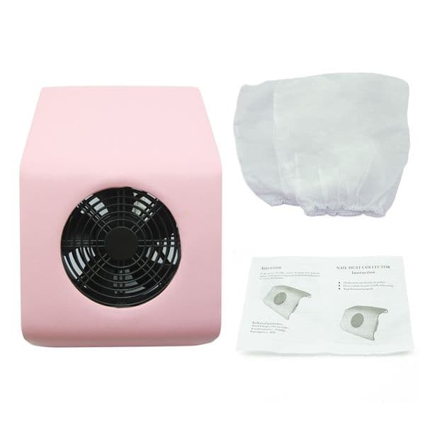 Nail Art Vacuum Cleaner for Gel Polish Glue Nail Fan Dust Suction Collector Manicure for Nail art Manucure Machine Pedicure Tool