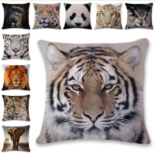 New Wonderful Animals Style Pillow Case Cushion Cover Home Party Bed Decoration Soft Gifts Pillow cover 5925