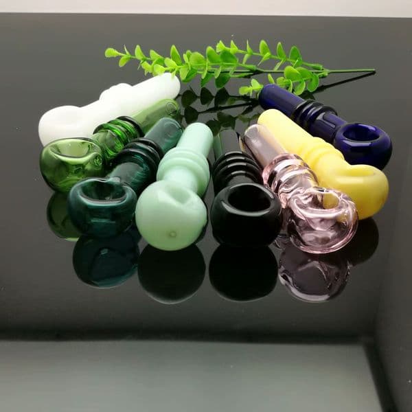 Smoking pipes Ball Glass Oil Burner Pipe Smoking Bowl Water Hookahs Bongs Colorful 3-Wheel Glass Pipe