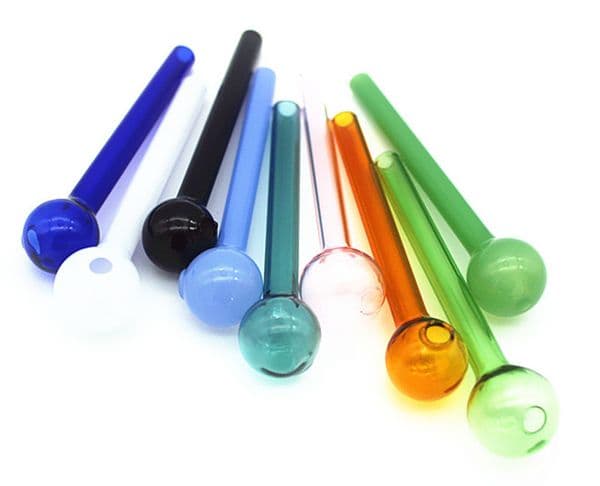 Colored Glass Oil Burner Pipe Mini Glass Hand Pipes Colorful Pipes Smorking Accessories