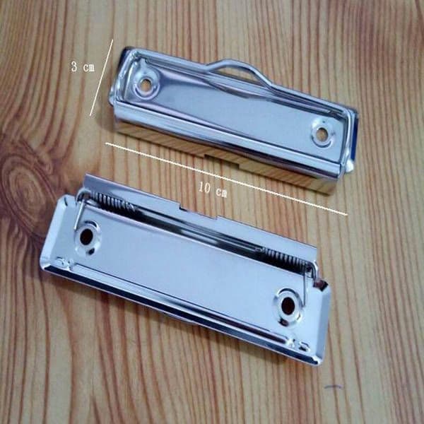 500 pcs Metal Board Clips 10cm School Office Drawing Writing Board Spring Clip Multifunctional Board Clip Stationery Papelaria