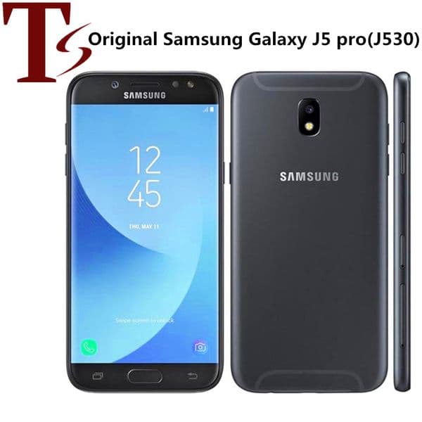 original samsung galaxy J5 pro J5 2017th J530F octa core 2G RAM 16GB ROM 5.2 inches super AMOLED 4G LTE unlocked smart phone 1pc