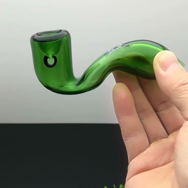 Glass Oil Burner Pipes hookah Glass Smoking bongs Smoke Pipes Colorful curved glass with labeled pipe