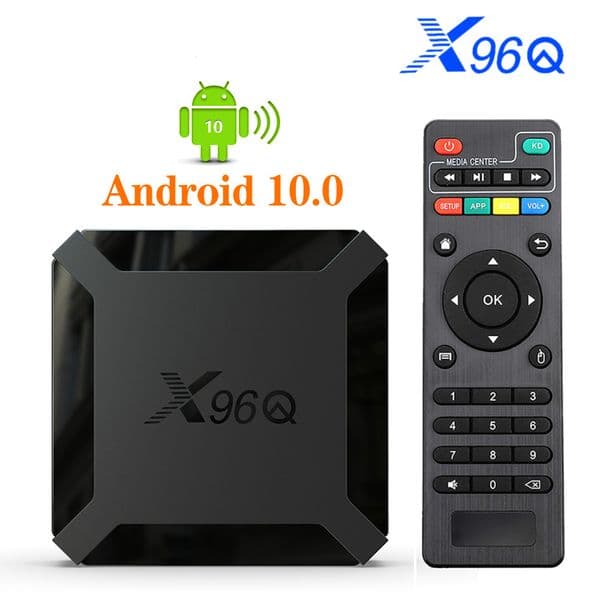 X96Q TV Box Android 10 4K Allwinner H313 Quad Core 2GB 16GB Set Top Box TVBOX 10.0 Media Player 1GB8GB Android10.0 2.4G Wifi