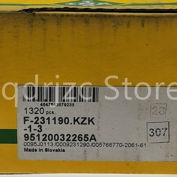 INA cage needle roller assembly bearing F-231190.KZK K10X13X12-TV = KT101312C3 10mm X 13mm X 12mm