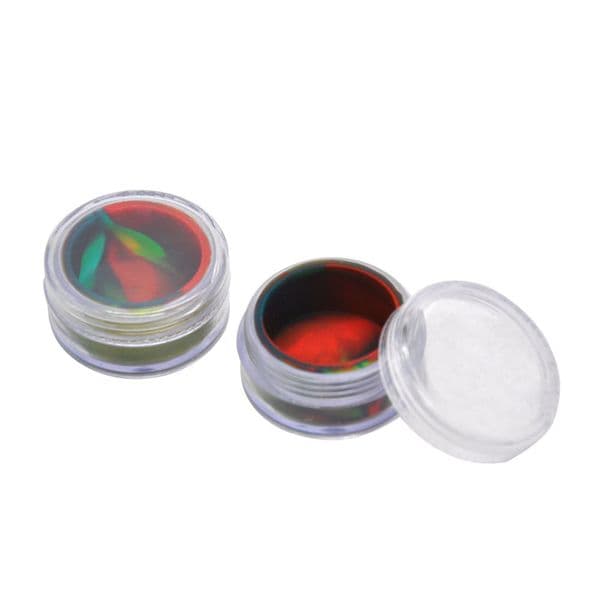 Clear 5ml oil concentrate silicone container for bho oil non sticky mini bho extract transparent silicon dab wax containers rubber slick