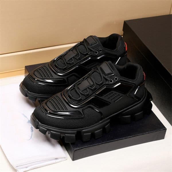 19FW Capsule Series Designer Shoes Symphony Black White Sneakers Lates P Cloudbust Thunder Trainers Lace up Sneaker Rubber Low Top Platform Shoe