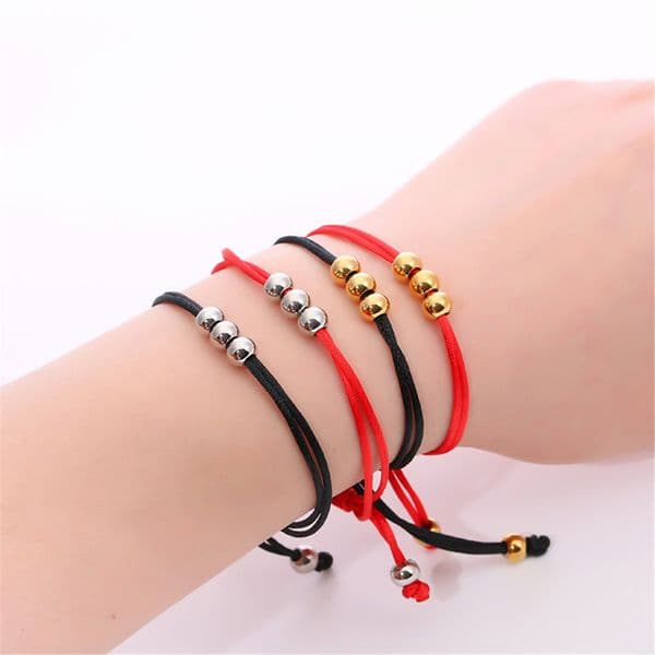 Hot Sale Fashion Women String Bracelet Lucky Red Black Handmade Rope Bracelets Bangles for Girls Gifts Jewelry Lover Couple