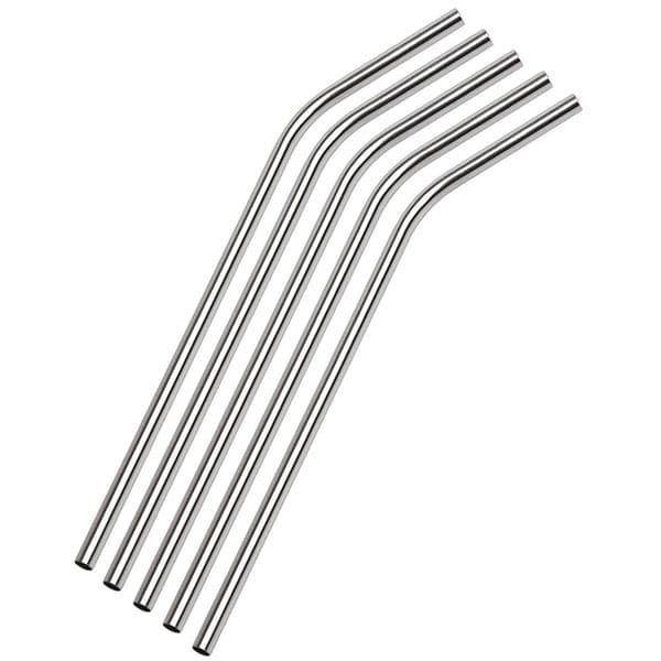 Free shipping 1000pcs New Stainless Steel Straw Steel Drinking Straws 8.5" 10g Reusable ECO Metal Drinking Straw Bar Drinks Party Stag
