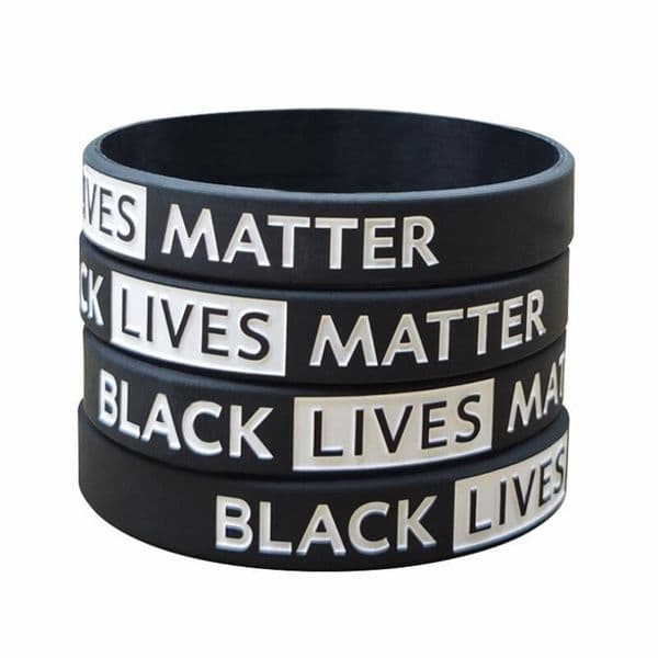 Black Lives Matter Silicone Wristband For Men Women Band Bracelets I Can't Breathe Adults Wrist Band American