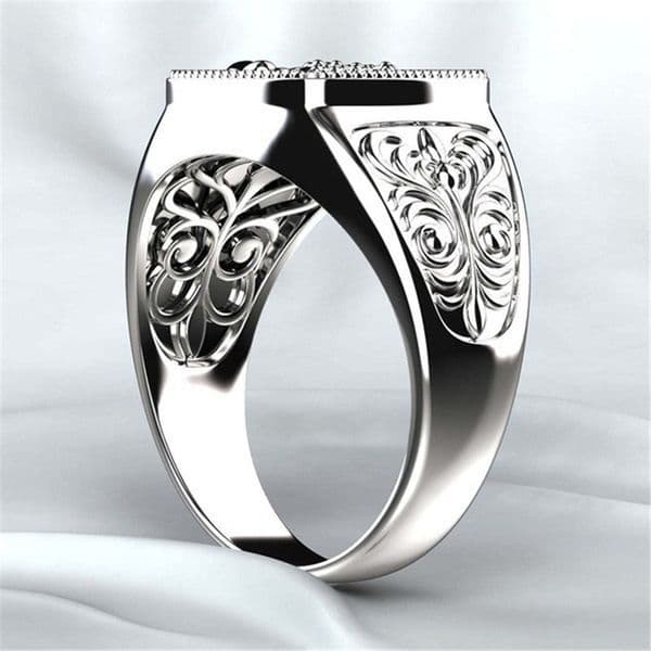 Exaggerated Scorpion Rings for Men Punk Rock Animal Gothic Metal Nightclub Mens Ring Vintage Anniversary Jewelry Party Gifts