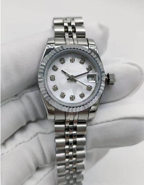 17 styles Womens 28mm/31mm Watches Full Stainless Steel Automatic Mechanical 2813 Movement Watch Diamond Iced Out Woman Wristwatches Lady Wristwatch Clock