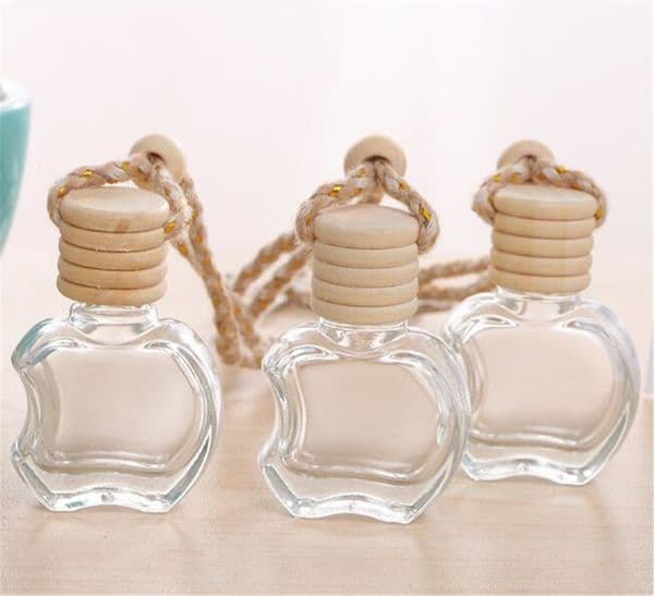 Empty Car perfume bottle car pendant perfume ornament air freshener essential oils diffuser fragrance glass bottle XB1