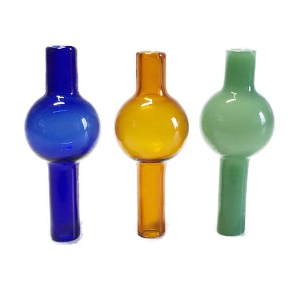 Bubble Glass Carb Cap for Quartz Banger Nail Semitransparent Solid Color Rotation Dome Glass Pipes Thermal Smoking Accessories