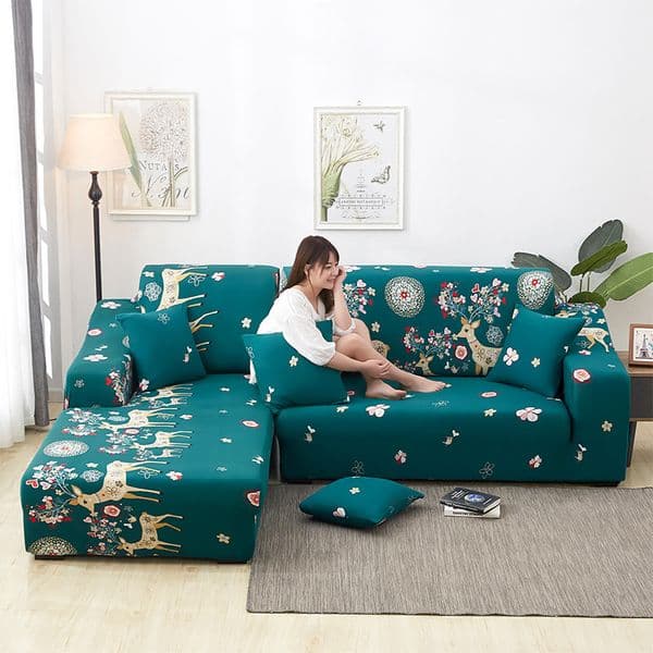 Multi Function All-inclusive Sofa Covers 4 Size Elastic Sofa Cover Fabric Retro Multi Colors Printing Home Decor Sofa Covers YL0185