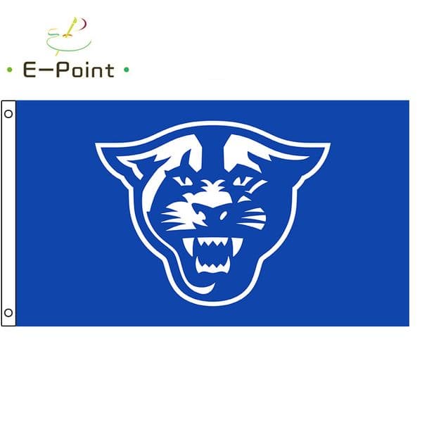 NCAA Georgia State Panthers Flag 3*5ft (90cm*150cm) Polyester flag Banner decoration flying home & garden flag Festive gifts
