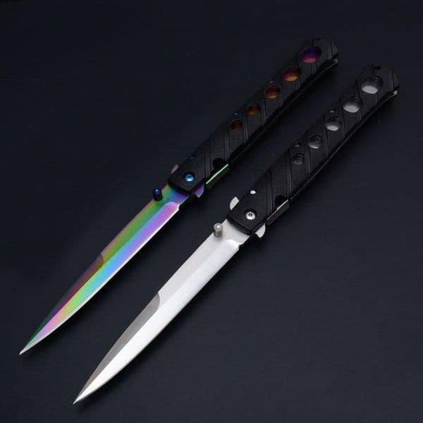 Top Quality 6 Inch TI-LITE Tactial Folding Knife AUS-8A Blade Outdoor Camping Hiking Survival Knives With Retail Box L250808