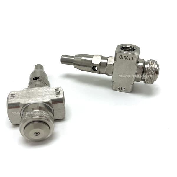 YS metal SS 304 1/4 JCO Self-cleaning Water Atomizing Spray Nozzles Lubrication Round Pattern Atomizing Nozzle