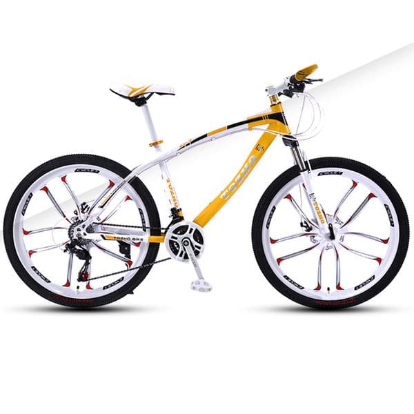 Shock Absorbing Mountain Bike Variable Speed Off Road Adult Men And Women Double Disc Brake Youth Integrated Wheel Bicycle