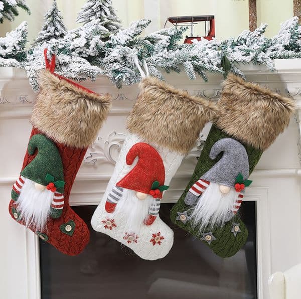 The latest 45CM size, Forester doll socks, Christmas stockings, Christmas tree pendants, Christmas decorations, free shipping