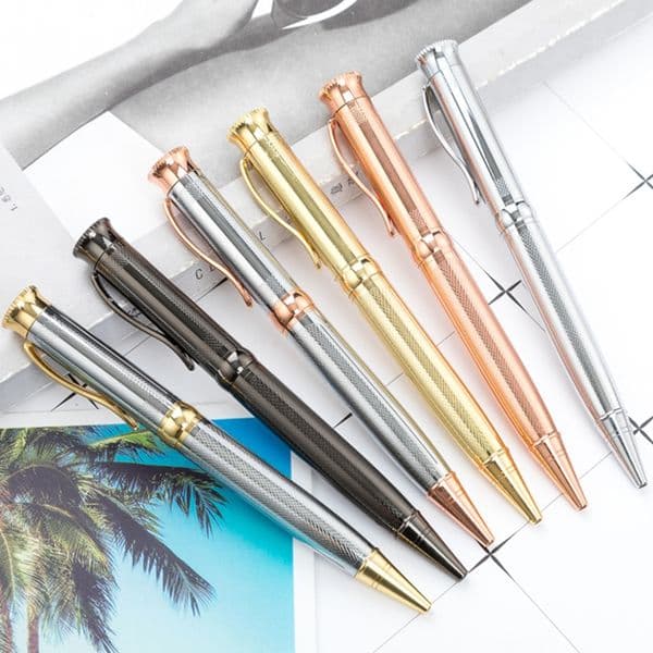 Metal Ballpoint Pens Student Teacher Gift School Office Writing Supplies Business Pen Creative Signature Pens