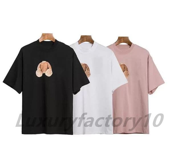 Designer T Shirt summer womens mens palm white black printing Clothing spray letter short sleeve spring tide men women