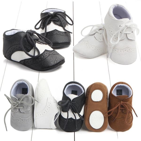 Infant Soft First Walkers Baby Boy Girl shoes Kids Prewalker PU Boys Sports Shoes Non-slip Sneakers