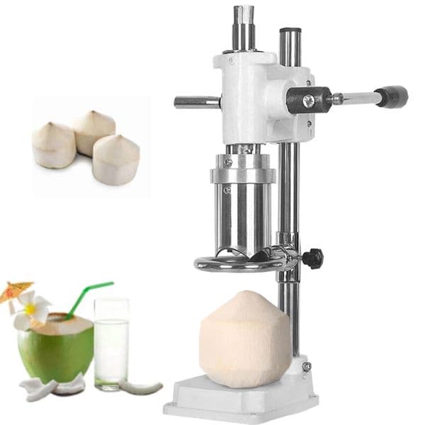 Easy operation hand green young coconut openercoconut lid opening machineGreen coconut opening machinecoconut punching machine coconut peele