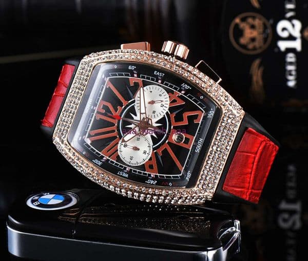 Luxury ZHIMO Leather Casual Diamond Watch Luxury Analog Quartz Crystal Watch Fashion Casual Ladies Watches