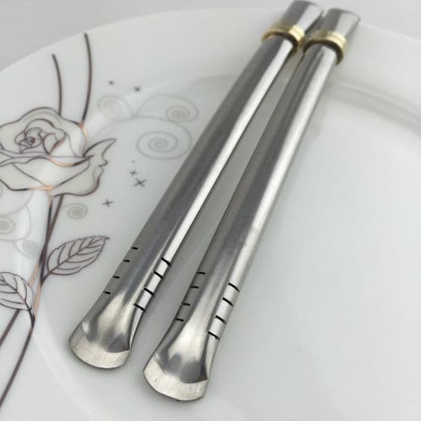 16cm Stainless Steel Drinking Straw Tea Filter Yerba Mate Tea Bombilla Home Bar Party Drinking Tool#8638