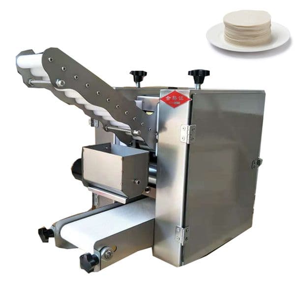 automatic pizza/wonton dough skin making machine/dumpling gyoza wrapper machinedumpling skin machine220v