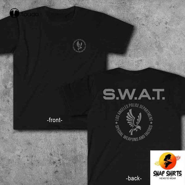 New Lapd Swat Tv Series S.W.A.T. Inspired T Shirt Los Angeles Police Dep G1222