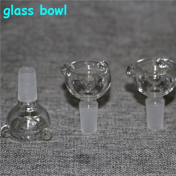 hookahs Super Thick Ball Glass Bowl For Bong Smoking Tobacco 14 18mm accessories pipes clear