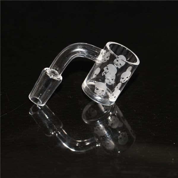 smoking 100% Real Quartz Banger nail 14mm Domeless Nails Male 90 Degrees quartzs danger for silicone water pipe bong