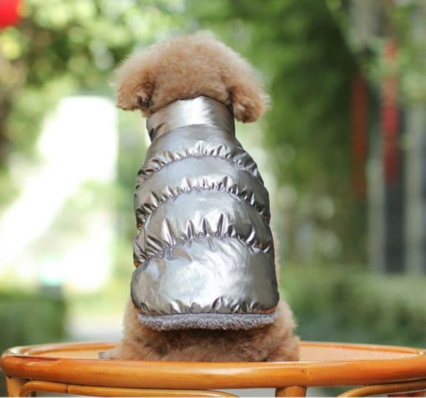 Pet Clothes Windproof Winter Dog Vest Jacket Padded Puppy Small Dogs Clothes Warm Outfit Vest Apparel Pet Supplies