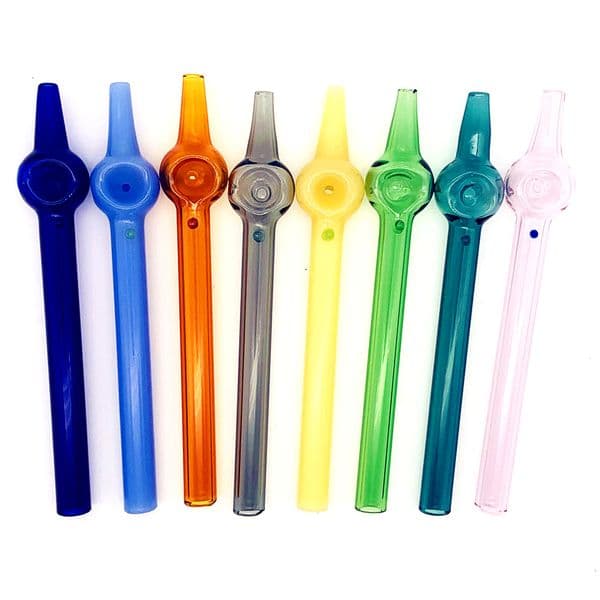 ZCGLASS 6 inch mini nectar collector hookahs with thick clear glass filter tips glass tube stick smoking hand pipes