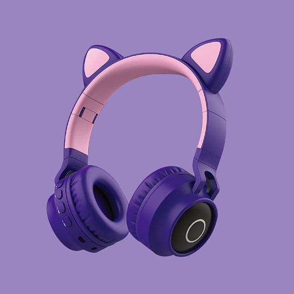 Cat ears headphones wireless Bluetooth headset computer E-sports game headphones cross-border explosion models