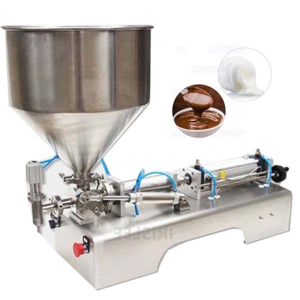 100-1000ml Semi-Automatic Liquid/Paste Filling Machine Mayonnaise, Oil, Paste Filling Machine SS304 Food Grade can be Customized