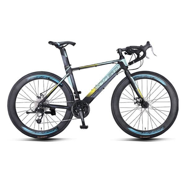 Road Bike 27 Speed Ultra-light Aluminum Frame Breaking Wind Imitation Carbon Seat Tube