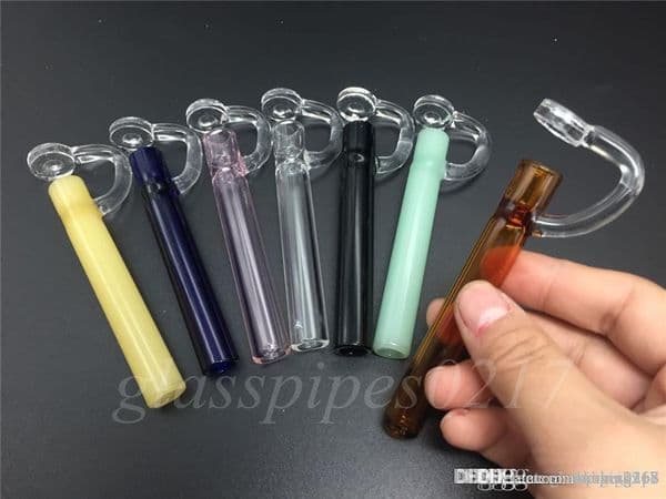 wholesale LABS CONCENTRATE TASTERS Cheap mini Wax pipe glass smoking pipes hand Tobacco pipes for glass bongs