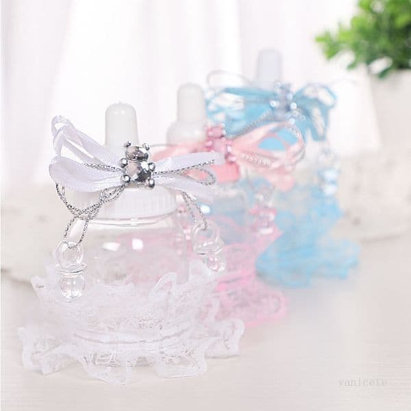 Creative feeding Bottle shape Brithday Party Gift Bottles Baby Shower transparent plastic candys box children'slovely candy boxs T9I001166
