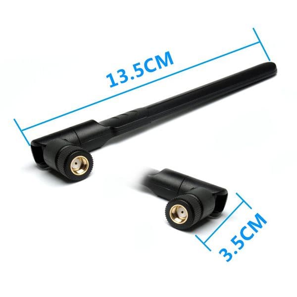 Flat Paddle WiFi Antenna RP-SMA Male 2.4G 5.8G 3G 4G LTE Antennas With SMA Connector 700-2700Mhz 5dBi High Gain