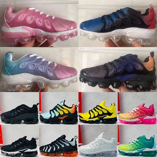 Latest arrival Kids Children TNs plus Ultra Tuned Trainer Childrens Running shoes boy girl youth kid sport Sneaker size 24-35